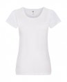 Goedkope Dames T-shirt Fruit of the Loom Lady fit 61-420-0 White